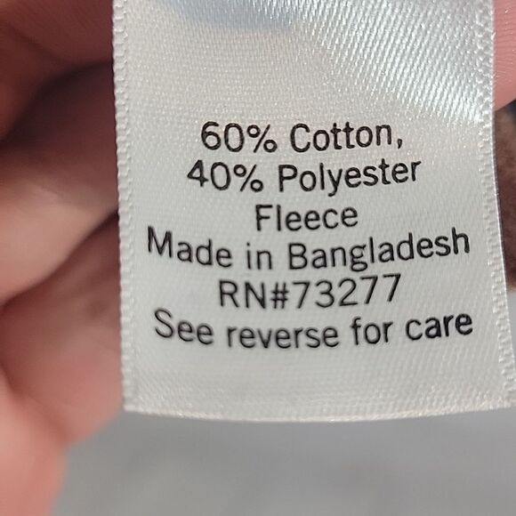 So Lounge Life Raw Hem Cropped 1/4 Zip Fleece Sweater Hoodie-Size Medium - Picture 5 of 6